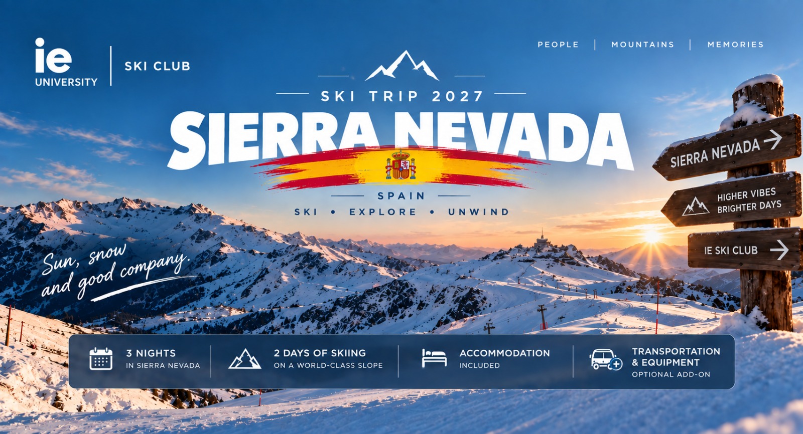 Sierra Nevada IE Ski Trip